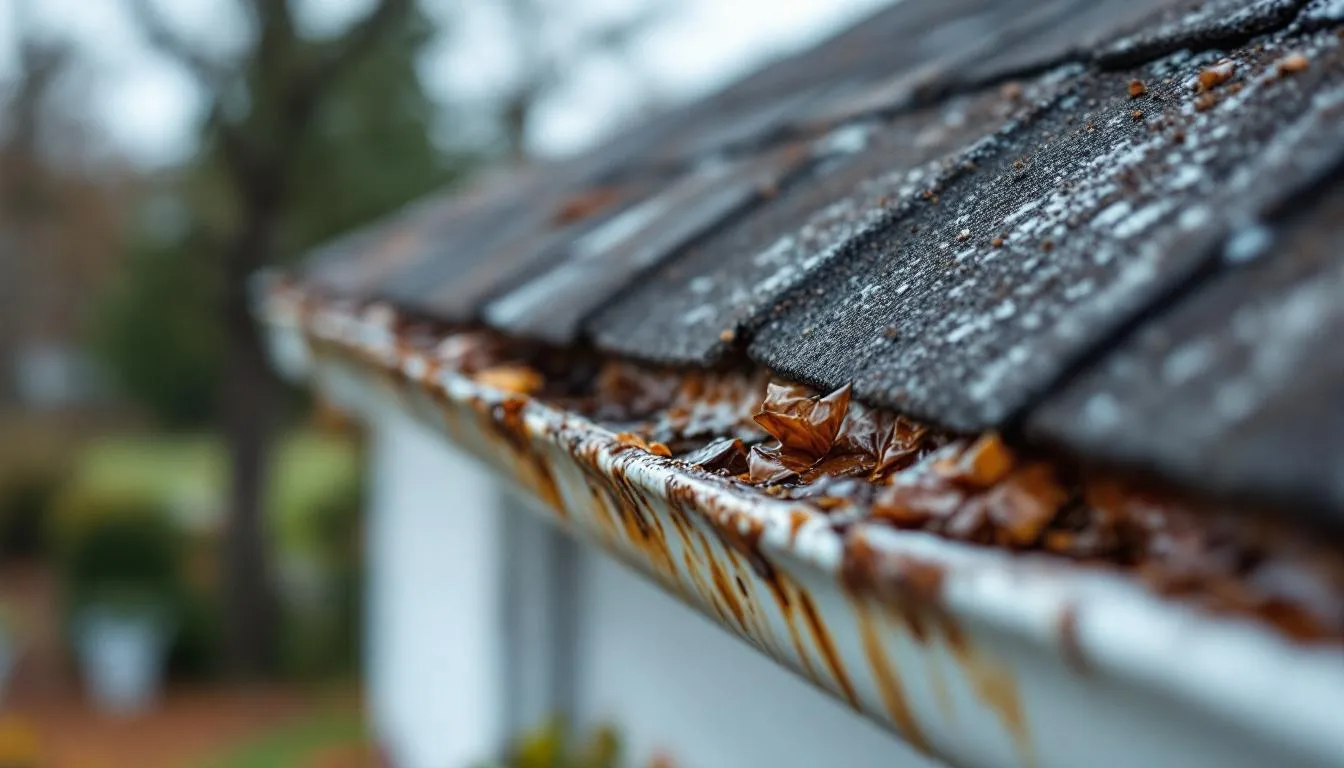 Clogged or Damaged Gutters in Charlotte