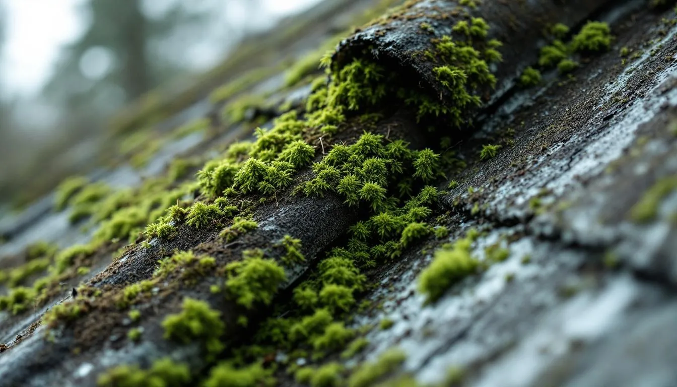Moss and Algae Roof Growth in Charlotte